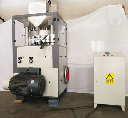 Mesin Press Rotary 22KW 13800pcs / jam Untuk Tablet Disinfektan 2 Warna