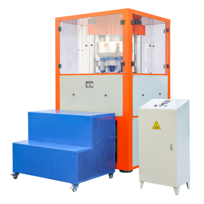 Titanium Alloy Mold Rotary Tablet Press Machine 80mm Untuk Tablet Klorin TCCA